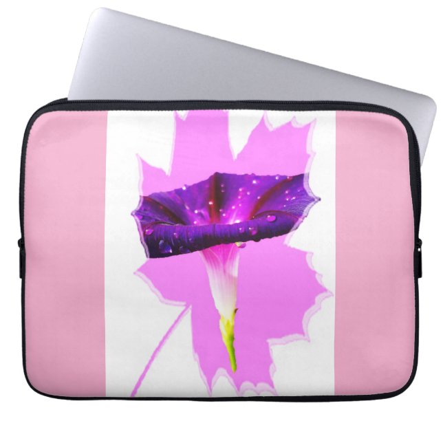 Funda Para Portátil Diseño floral  (Frente)