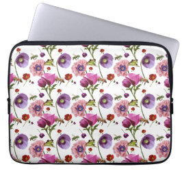 Funda Para Portátil Diseño floral