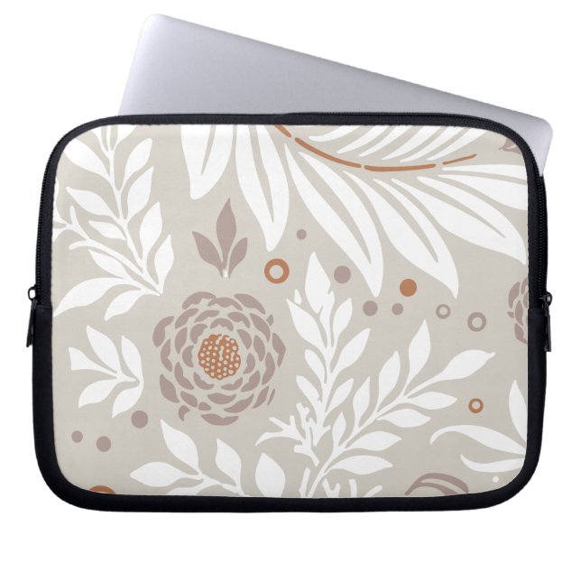 Funda Para Portátil Diseño floral 25 (Frente)