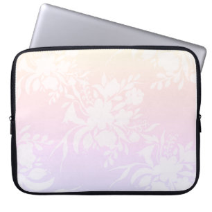 Funda Para Portátil Diseño floral elegante en tonos pastel