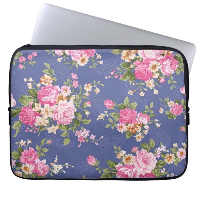 Funda Para Portátil Diseño floral hermoso (Frente)