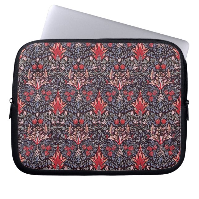 Funda Para Portátil Diseño floral William Morris "Snakeshead" (Frente)