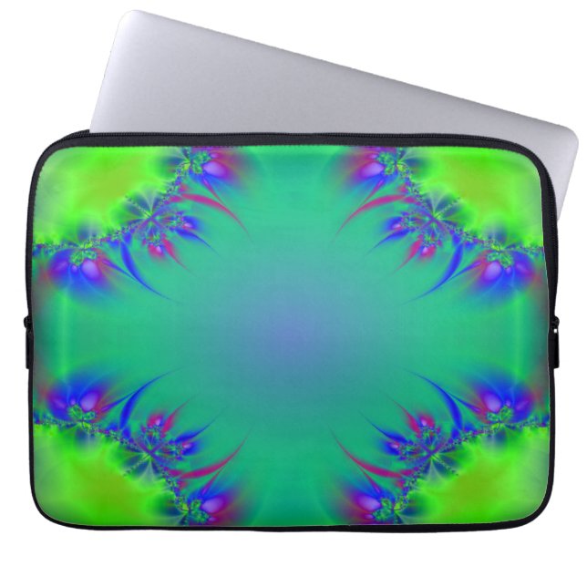 Funda Para Portátil Diseño fractal de bonito (Frente)