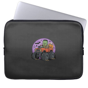 Funda Para Portátil Diseño gráfico de camión monstruo de Frankenstein 