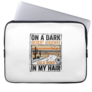 Funda Para Portátil Diseño gráfico de camiseta vintage de viento en la