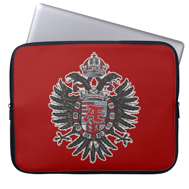 Funda Para Portátil Diseño gráfico heráldico de Ænigma del escudo de (Frente)