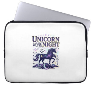 Funda Para Portátil Diseño Gráfico Unicornio de la Noche Zazzle Diseño