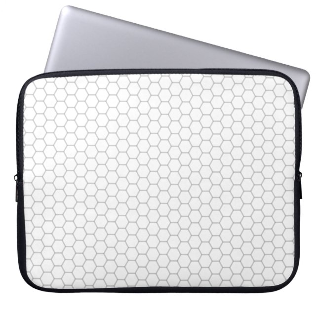 Funda Para Portátil Diseño hexagonal de patrones de honeycomb (Frente)