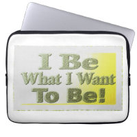 Diseño lindo sobre "I Be" T-Shirt Cojín decorativo