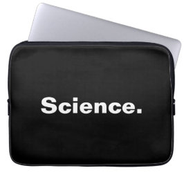 Funda Para Portátil Diseño minimalista de ciencia de una palabra