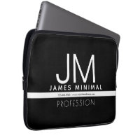 Diseño minimo profesional moderno | Blanco y negro