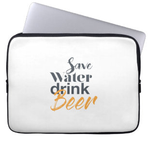 Funda Para Portátil Diseño moderno, divertido y urbano Salven cerveza