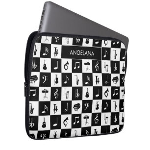 Funda Para Portátil Diseño musical contemporáneo