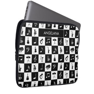 Funda Para Portátil Diseño musical contemporáneo