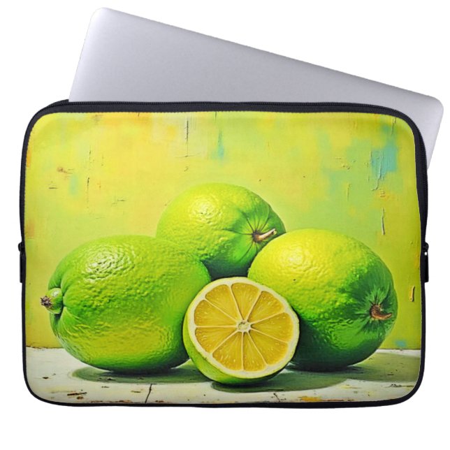 Funda Para Portátil Diseño pop de verano brillante de Limes (Frente)