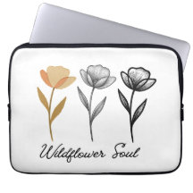 Diseño trendy de flor silvestre