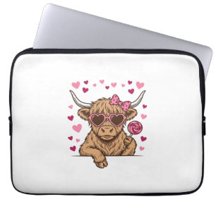Funda Para Portátil Diseño Vectorial de Gafas de Sol de San Valentín d