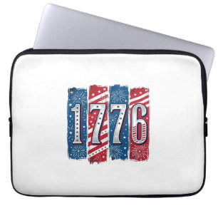 Funda Para Portátil Diseño vectorial vintage de fuegos artificiales pa