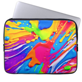 Funda Para Portátil Diseño vibrante de ráfaga de color