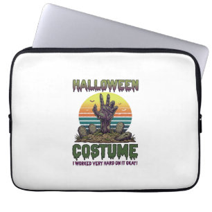Funda Para Portátil Disfraces de Halloween Mano de Zombi Lápidas del C
