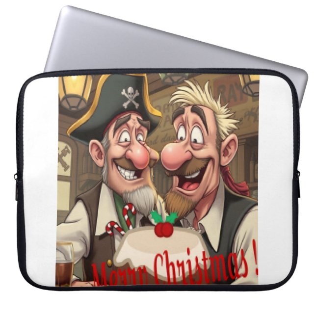 Funda Para Portátil Disfruta de feliz navidad (Frente)