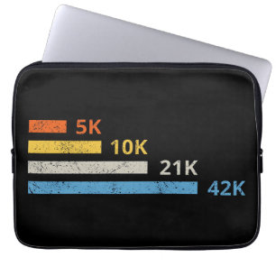 Funda Para Portátil Distancias Corriendo II - 5K 10K 21K 42K Maratonis