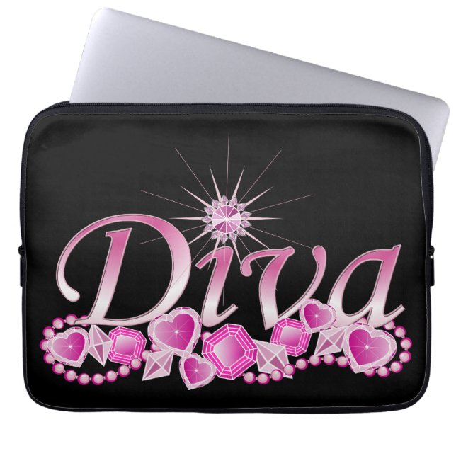 Funda Para Portátil Diva Bling (Frente)