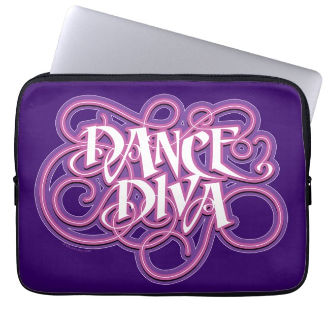 Funda Para Portátil Diva de la danza (Frente)