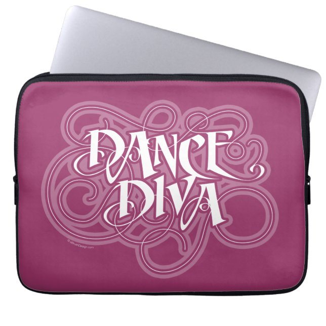 Funda Para Portátil Diva del Baile (Frente)