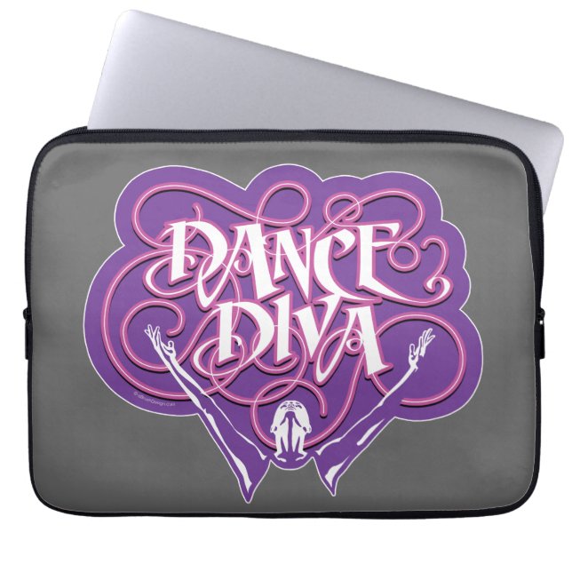 Funda Para Portátil Diva del Baile (Frente)