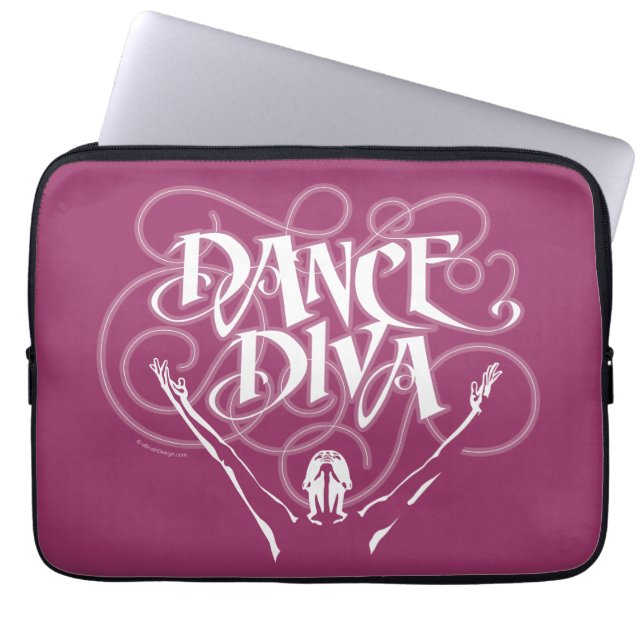 Funda Para Portátil Diva del Baile (Frente)