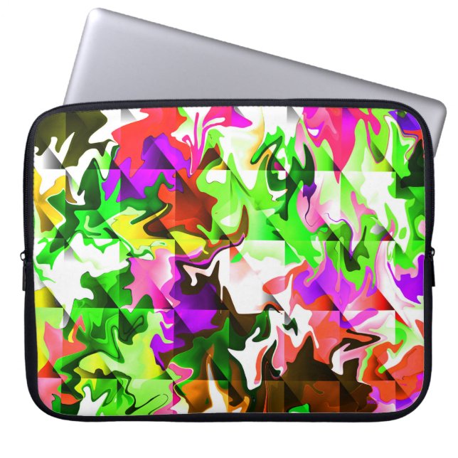 Funda Para Portátil Diversión de primavera...... (Frente)