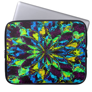 Funda Para Portátil Diversión floral en los años 60...