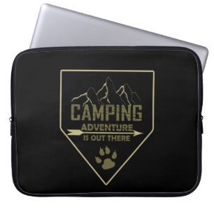 Funda Para Portátil Divertidas declaraciones de camping para los campi