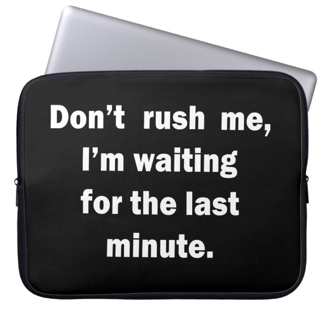 Funda Para Portátil Divertidas frases sarcásticas y citas famosas (Frente)