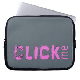 Funda Para Portátil Divertido (C) lámame rosa del evento para romper