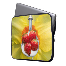 Funda Para Portátil Divertido con amarillo.