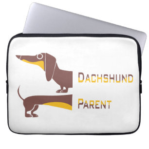 Funda Para Portátil Divertido dachshund lindo para padres de perros la