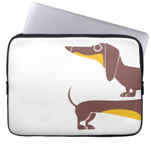 Funda Para Portátil Divertido dachshund lindo para padres de perros la