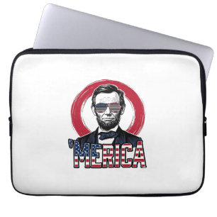 Funda Para Portátil Divertido Merica Patriótico Presidente Vintage Vec