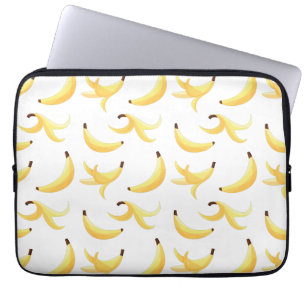 Funda Para Portátil Divertido patrón de fiesta con chistes de plátano