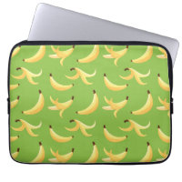 Divertido patrón de plátano amarillo retro editabl