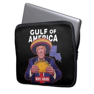 Funda Para Portátil Divertido Trump Golfo De Estados Unidos 2025