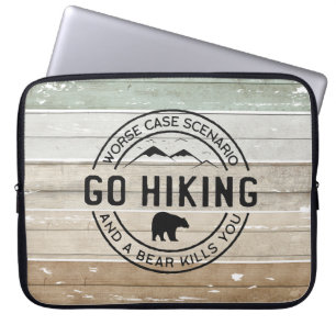 Funda Para Portátil Divertido, ve a hacer una excursión