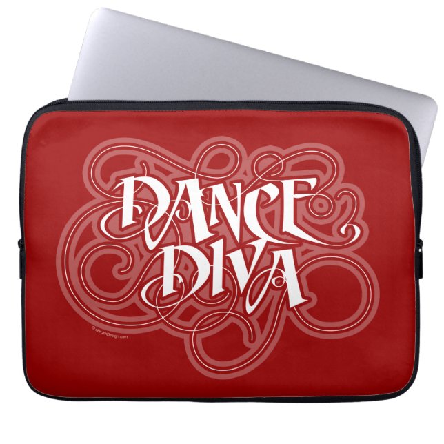 Funda Para Portátil Divina del Baile (Frente)