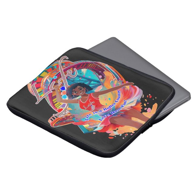 Funda Para Portátil ¡Divirtámonos! (Superior anverso)