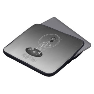 Funda Para Portátil DJ Skeleton