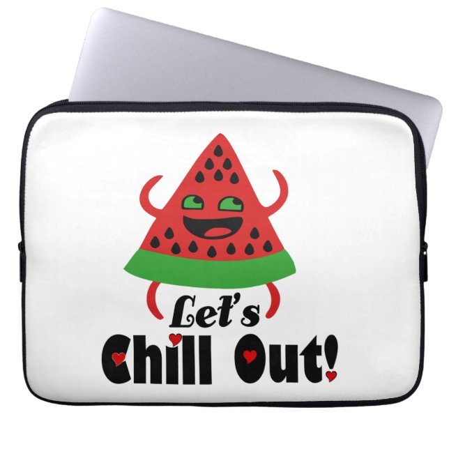 Funda Para Portátil ❤️ 🍉 Do Watermelon Dance & Chill 😋 (Frente)