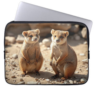 Funda Para Portátil "Doble cualidad: gemelos australianos de Quokka"