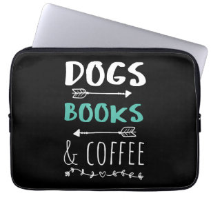 Funda Para Portátil Dogs Books Café Weekend Animal Lover
